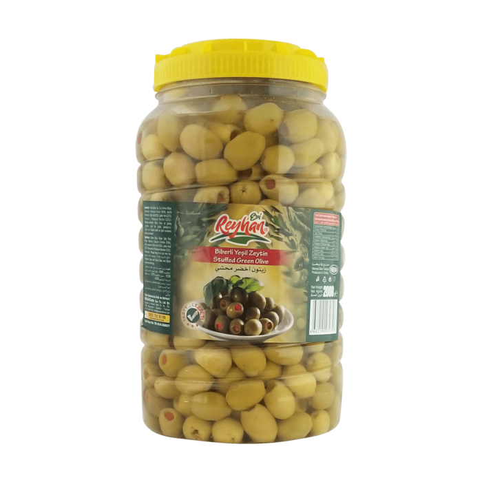 Reyhan Evi Stuffed Green Olive 2 kg
