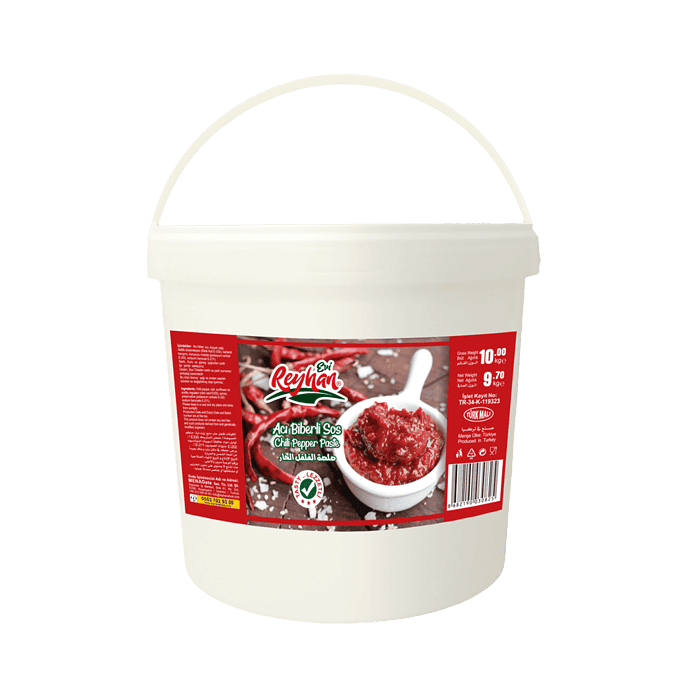 Reyhan Evi Hot Pepper Paste 10 Kg