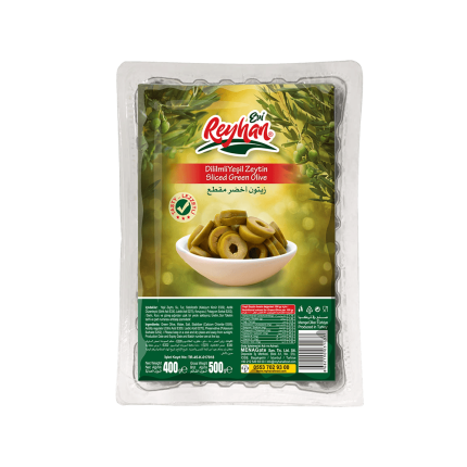 Reyhan Evi Sliced green olive 400gr