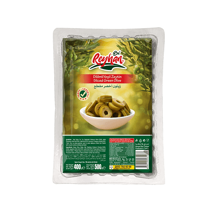 Reyhan Evi Sliced green olive 400gr