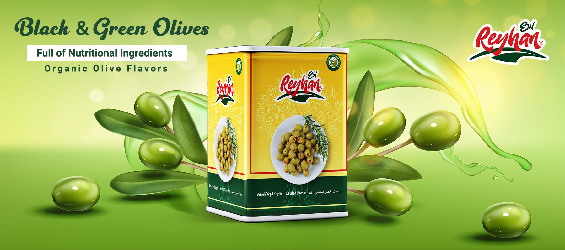 Green and Black olives supplier for mobile- Reyhan Evi foodstuff