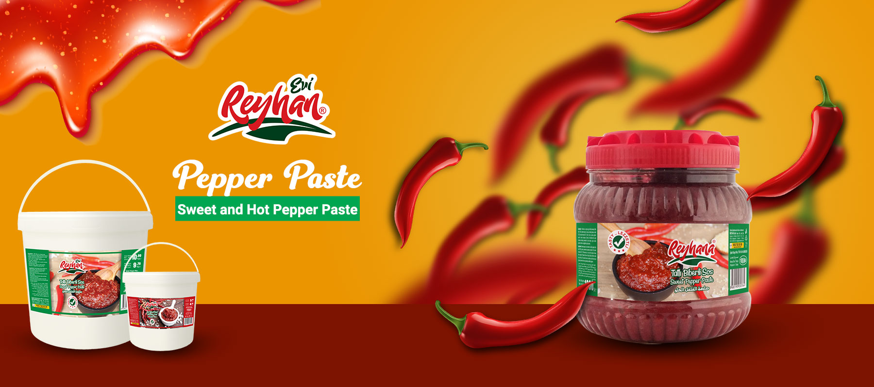 pepper paste supplier in turkey - reyhan evi foodstuff