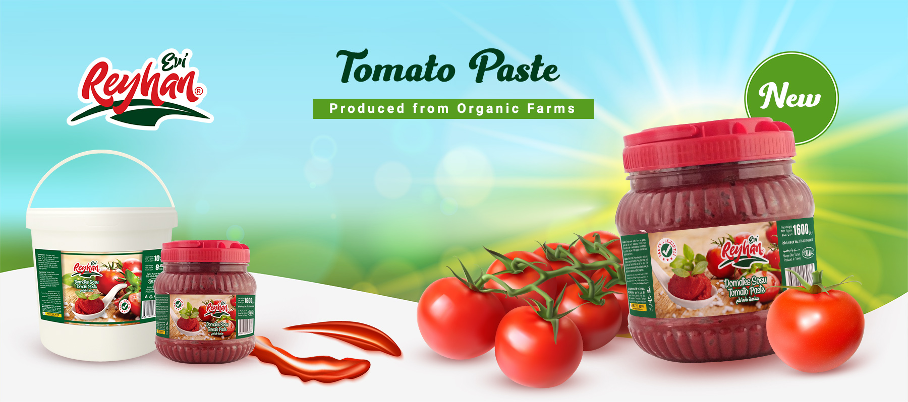 Tomato paste supplier in tukey - reyhan evi foodstuff