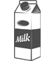 UHT Milk tetra pack icon - Reyhan Evi