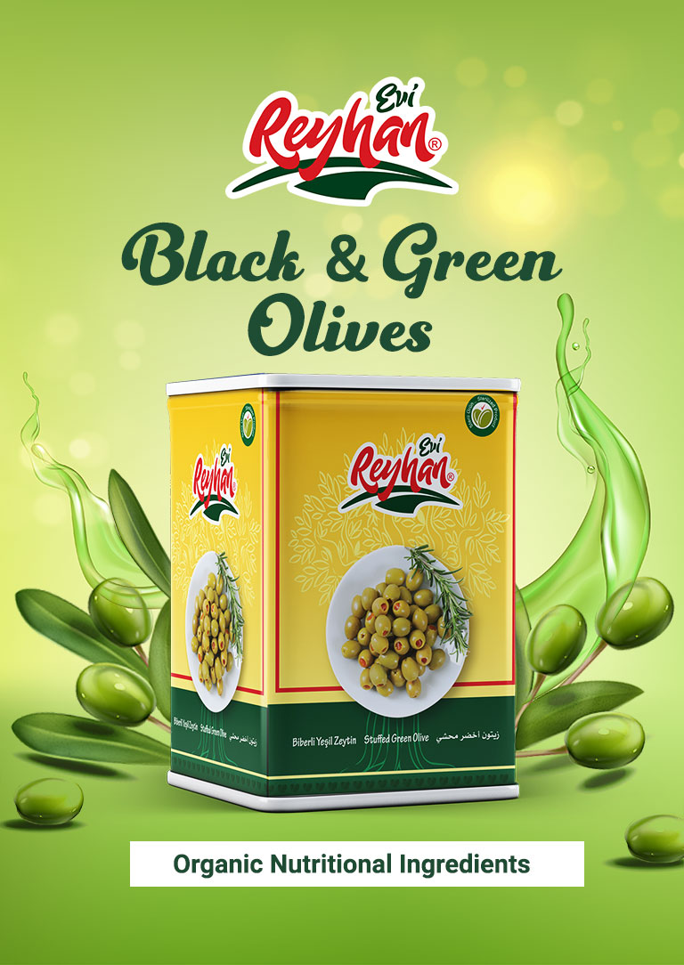 Green and Black olives supplier - Reyhan Evi foodstuff