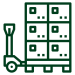cheese export order icon green
